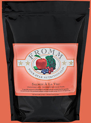 Fromm Four Star Salmon A La Veg Cat Food Various Sizes