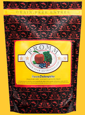 Fromm Four Star Grain Free HasenDuckenpfeffer Cat Food Various Sizes