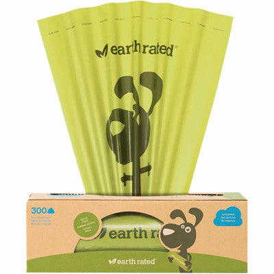 Earth Rated Poop Bags 300-Count Single Roll Various Scents