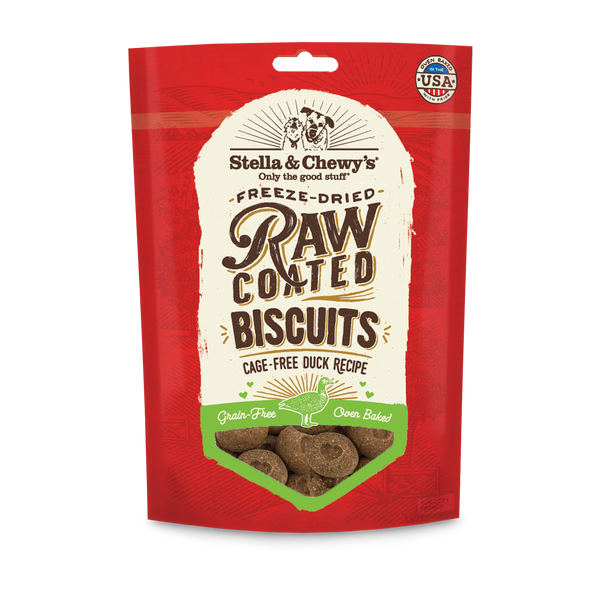 Stella & Chewy's Grain Free Raw Coated Biscuit Treats Various Flavors