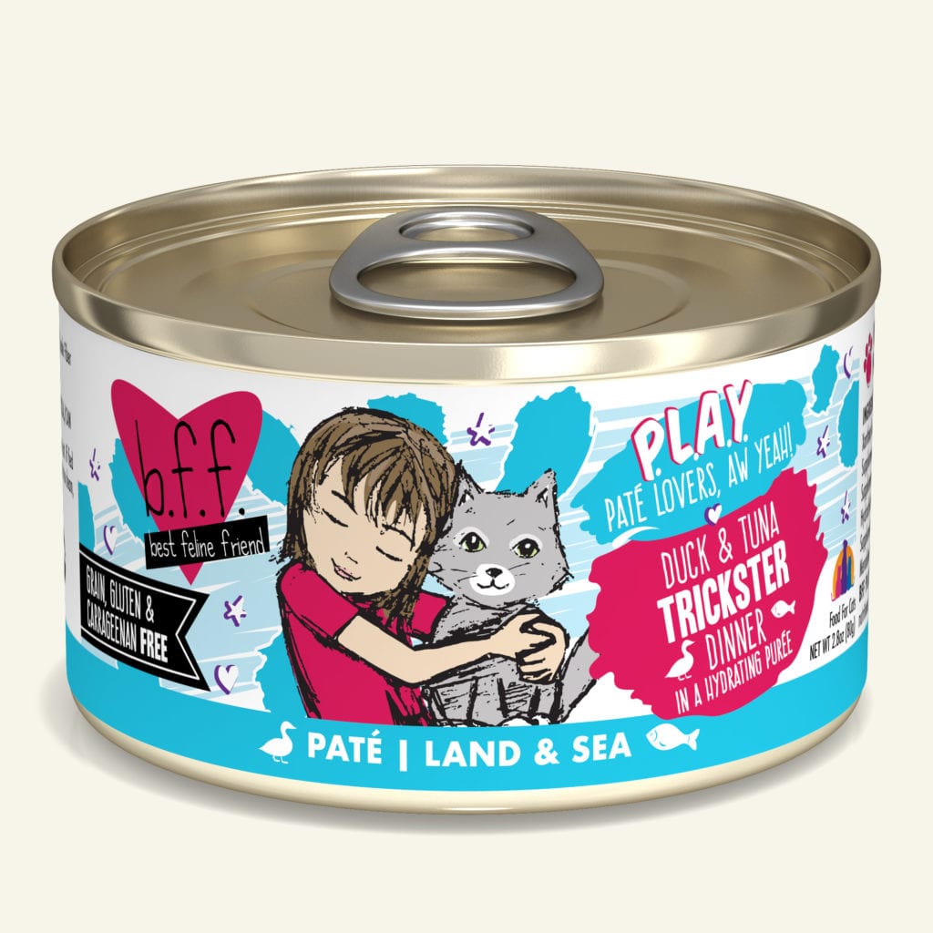 Weruva BFF Duck & Tuna "Trickster" cat food 5.5 oz