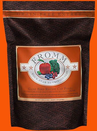 Fromm Four Star Grain Free Game Bird Cat Food Various Sizes