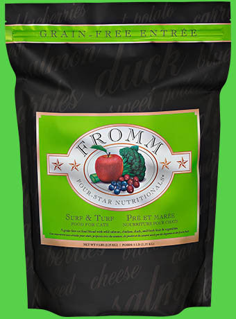 Fromm Four Star Grain Free Surf and Turf Cat Food Various Sizes