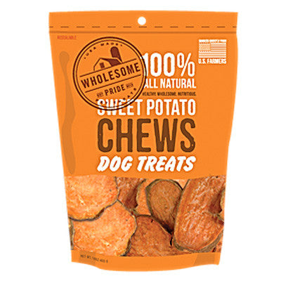 Wholesome Pride Grain Free Sweet Potato Treats/Chews (Various Types)