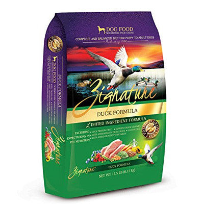 Zignature Grain Free Dry Dog Food Duck