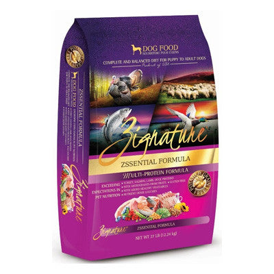 Zignature Grain Free Zssential Formula Dry