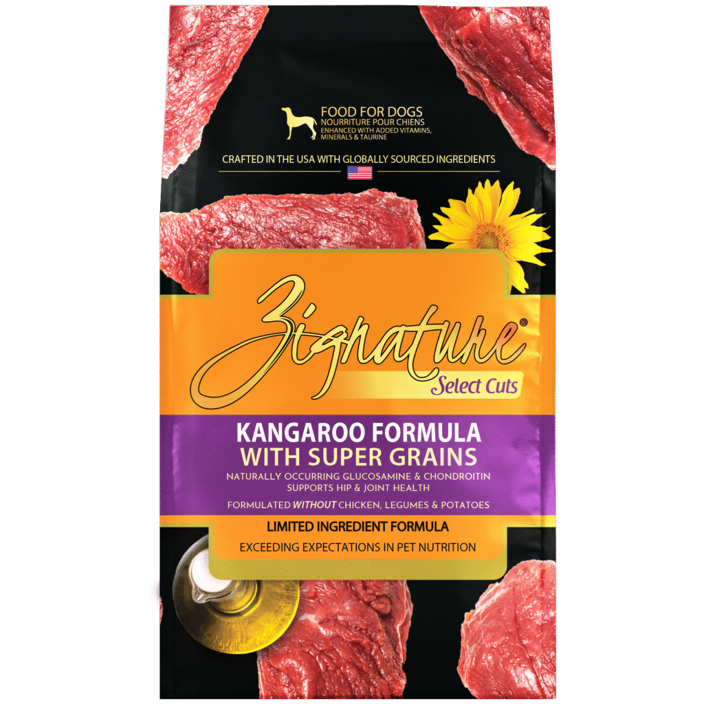 Zignature Select Cuts  Kangaroo Dry Dog Food (W/ Super Grains)
