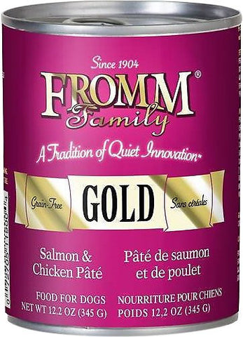 Fromm 12oz Gold Salmon & Chicken Pate