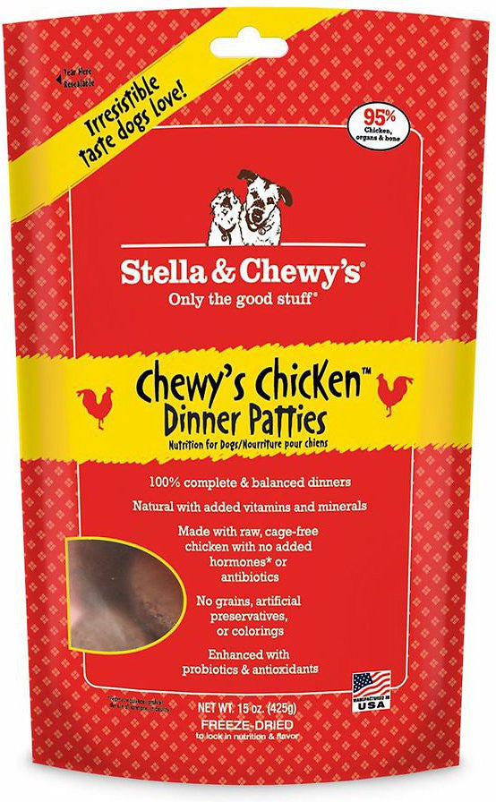 Stella & Chewy's Grain Free Freeze-Dried Patties Chewys Chicken