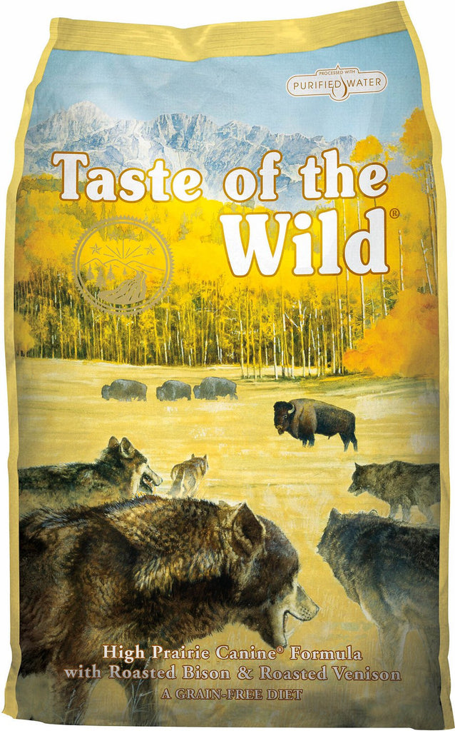 Taste of the Wild Grain Free Dry Dog Food High Prairie Canine® Formula with Roasted Bison & Roasted Venison