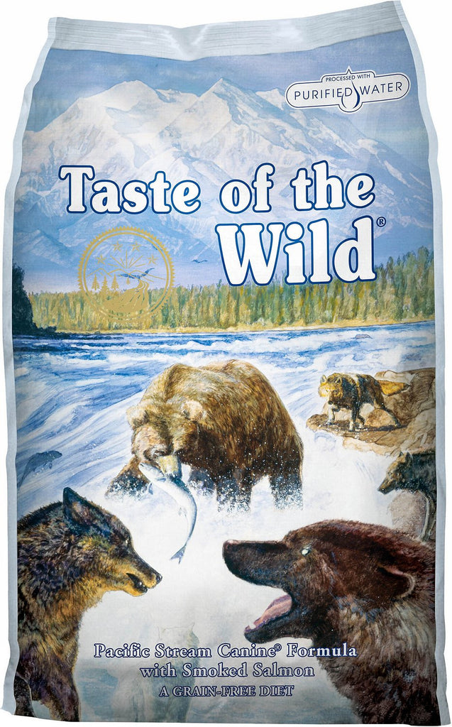 Taste of the Wild Grain Free Dry Dog Food Pacific Stream Canine® Formula with Smoked Salmon