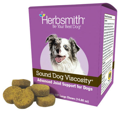 Herbsmith, Sound Dog Viscosity Large, 60 Chews