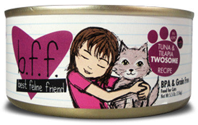 Weruva Grain Free Canned Cat Food Recipes Tuna and Tilapia  5.5oz