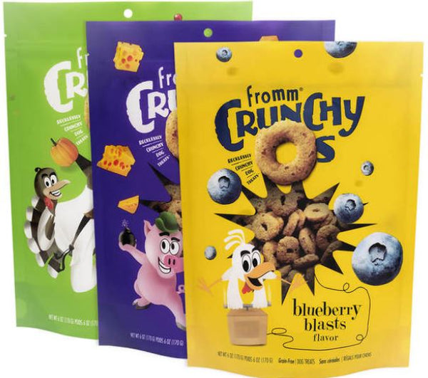 Fromm Crunchy O's Treats Various Flavors (26oz)