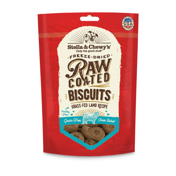 Stella & Chewy's Grain Free Raw Coated Biscuit Treats Various Flavors