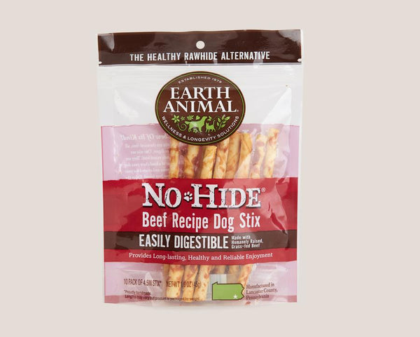 Earth Animal No Hide Chews Various Sizes & Flavors