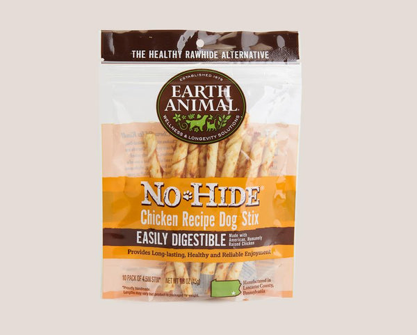 Earth Animal No Hide Chews Various Sizes & Flavors