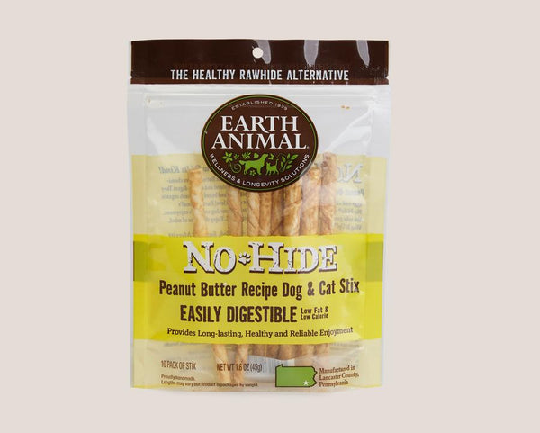 Earth Animal No Hide Chews Various Sizes & Flavors
