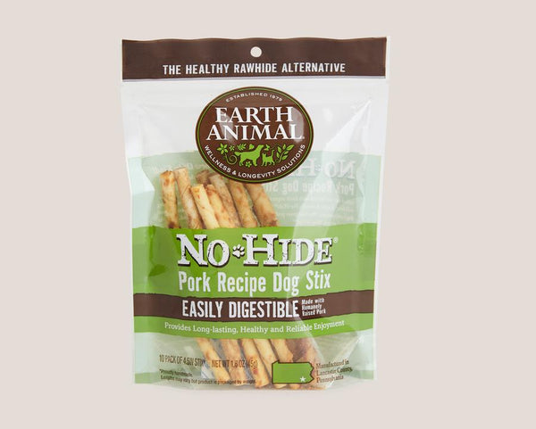 Earth Animal No Hide Chews Various Sizes & Flavors